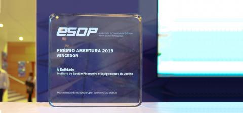 Troféu Prémio Abertura Vencedor Troféu Prémio Abertura Vencedor